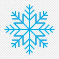 Snowflake. Snowflake icon. Simple snowflake icon in line style design. Snow snowflake symbol. Vector illustration