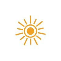 Sun Vector illustration Icon