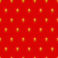 Strawberry texture seamless background. Fruit strawberry pattern with seeds. Vector seamless strawberry texture. Red pattern with berry and seeds. Close up of strawberry