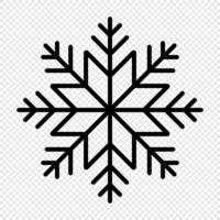 Snowflake. Snowflake icon. Simple snowflake icon in line style design. Snow snowflake symbol. Vector illustration