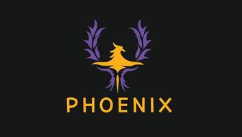 Phoenix Modern Professional Combination Mark Logo Design template vector