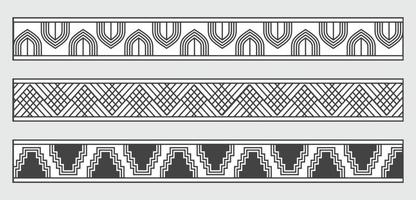 ethnic tribal pattern background vector