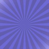 Abstract Pop Art Rays Background. Vector Illustration