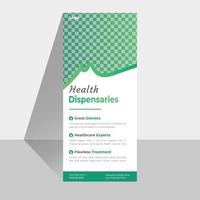 Medial Roll Up Banner Design vector