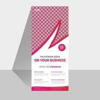 Business Roll Up Banner Design vector