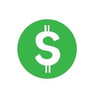 icono de vector de dinero de diseño aislado