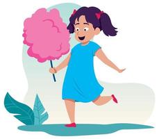 Cotton Candy Girl vector