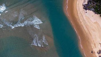 Aerial view of inlet at 1770 QLD Australia photo