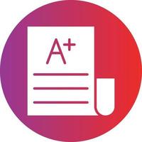 Exam Result Icon Style vector