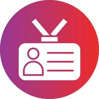 Student Card Icon Style vector