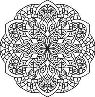 Decorative mandala design Pro Vector