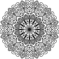 Decorative mandala design Pro Vector