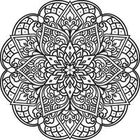 Decorative mandala design Pro Vector