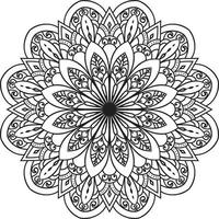 Decorative mandala design Pro Vector