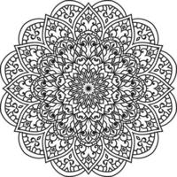 formas vectoriales de estilo mandala vector