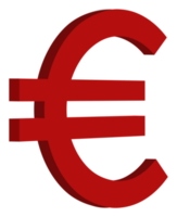 Euro-Symbol für Piktogramm oder Grafikdesign-Element. Basis auf Vektorillustration. PNG-Format png