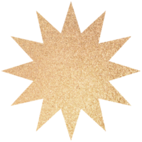 skinande glitter stjärna. himmelsk element. transparent png ClipArt