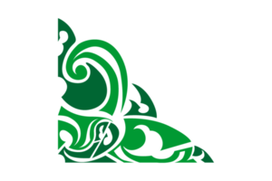 groen ornament grens ontwerp png