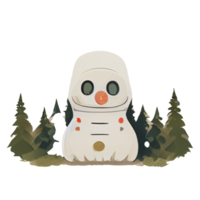 enfeites de decorações de boneco de neve de natal png
