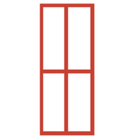 ilustración de ventana de vidrio png