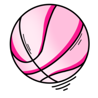 el baloncesto rosa png