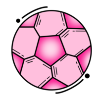 The pink football png