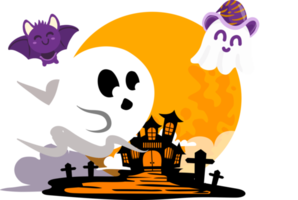 Lycklig halloween element png