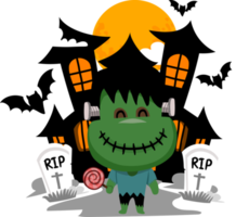 contento Halloween elementi png