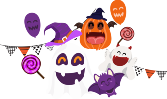 Lycklig halloween element png