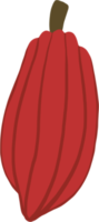 dibujo de garabato de fruta de cacao png