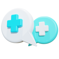 chat medico 3d png