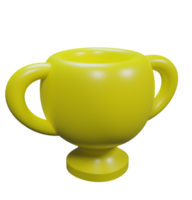 trofeo 3d icona illustrazione png