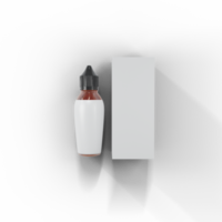 garrafa líquida 3d render para design de produto de marca, maquete, promoção png