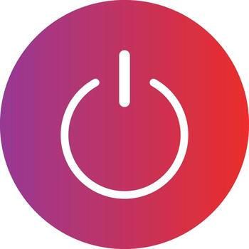 Power Button Icon Style vector