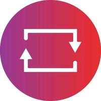 Rectangular Arrow Icon Style vector