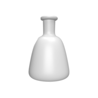 laboratoire de verre vide. rendu 3D png