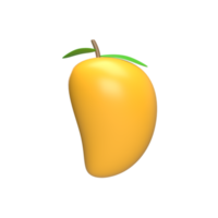 mango. 3d geven illustratie png