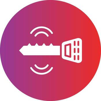 Smart Key Icon Style vector