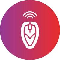 Wireless Mouse Icon Style vector