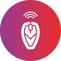 Wireless Mouse Icon Style vector