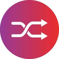 Shuffle Icon Style vector