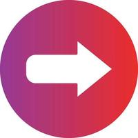 Right Arrow Icon Style vector