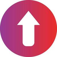 Up Arrow Icon Style vector