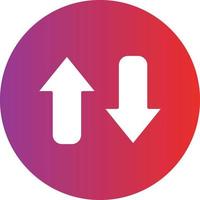 Opposite Arrow Icon Style vector