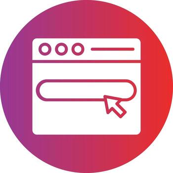 Browser Icon Style vector