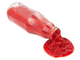 botella de salsa de tomate png