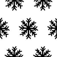 Cute snowflakes pattern in modern scandinavian style in vector. Abstract nordic geometric design for winter decoration interior, print posters, greeting card, business banner, wrapping. vector