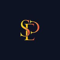 SEP letter creative modern logo design vector