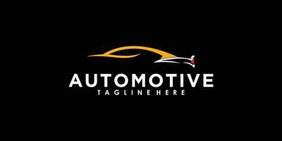 automotive and service car logo design vector with creative concept