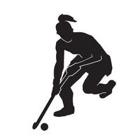 Field hockey ball icon, flat style 14443540 Vector Art at Vecteezy